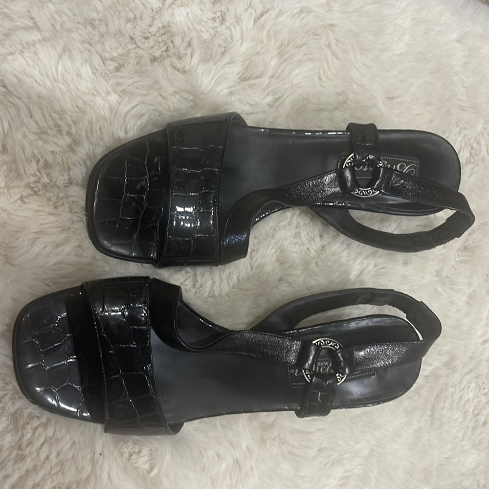 Brighton Black heels made in Italy